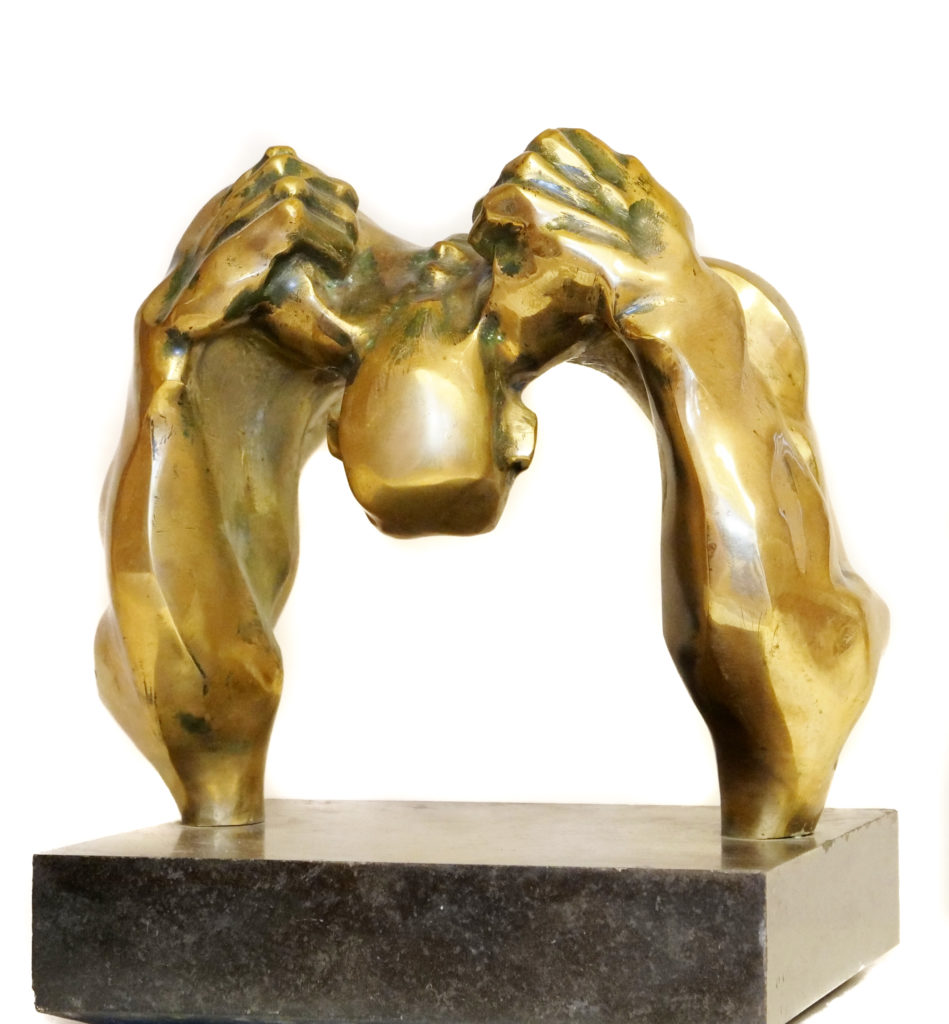 "Rising" bronze H23cm (c) Bogdan Markowski image Jan Szymanowski