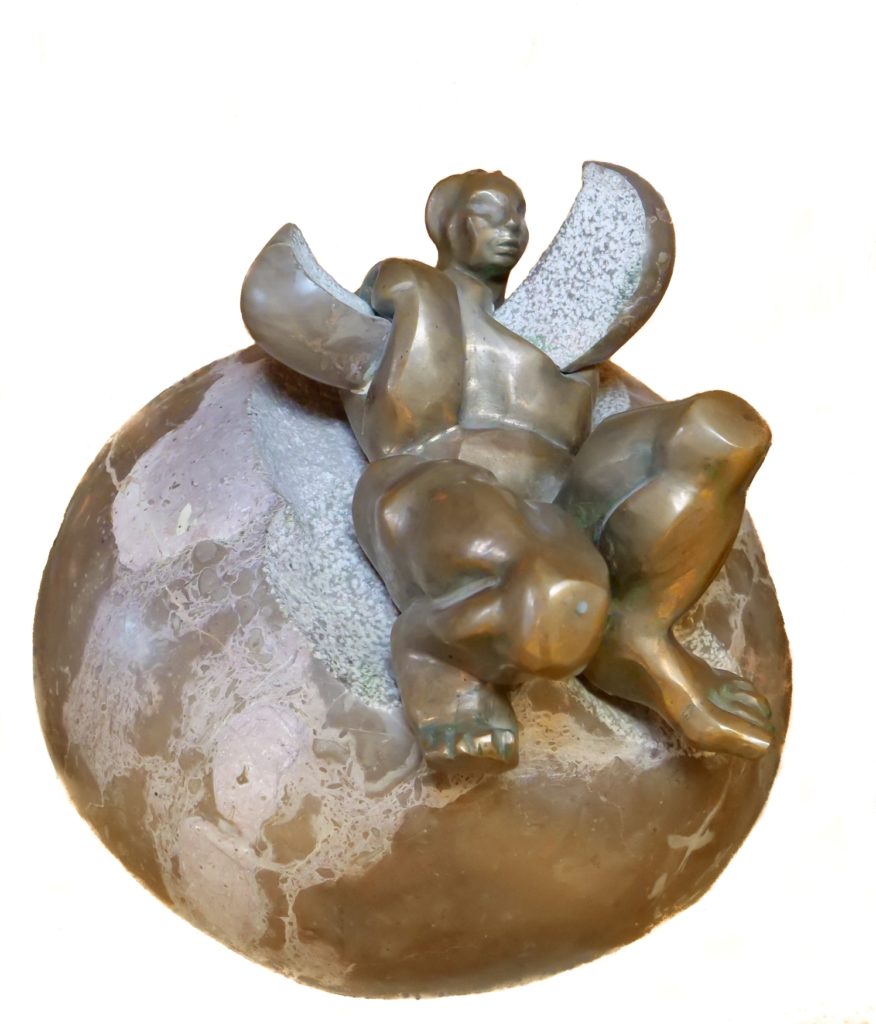"Spring" bronze, marble, H42 cm (c) Bogdan Markowski image Jan Szymanowski
